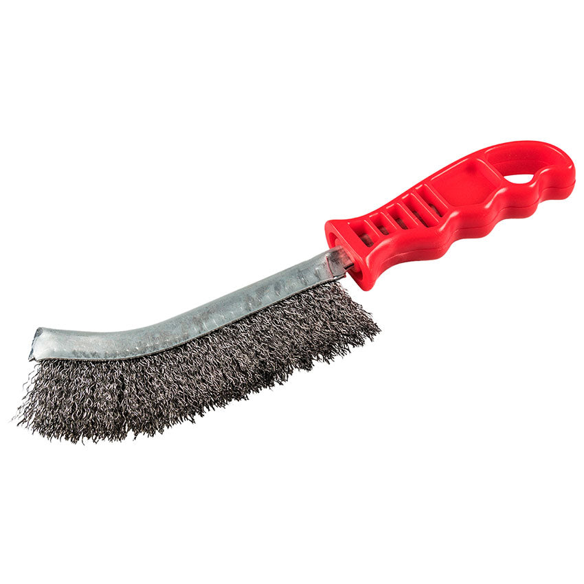 BHP 600 hand brush special, 140 x 25 x 265 mm plastic handle 0,3 brass crimped
