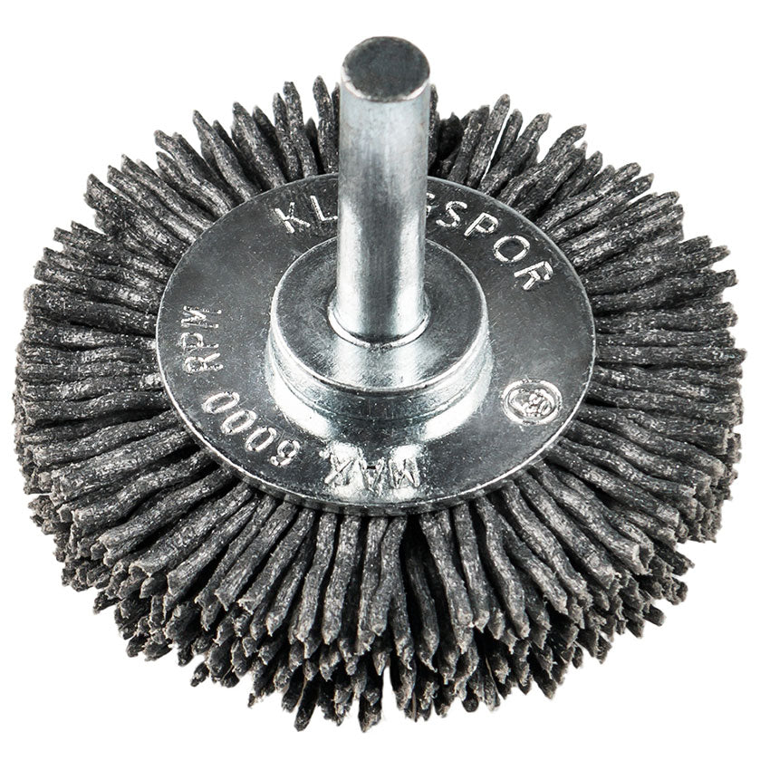 BRS 600 P round shaft brush 600 P, 70 x 12 x 6 mm polyamide SIC grit 320