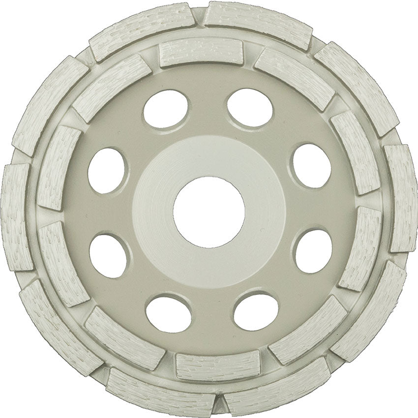 DS 300 B Diamond cup grinding wheel, 100 x 7 x 22,23 mm 14 segments 7 x 5,5 mm, two-rowed Reduction ring 16