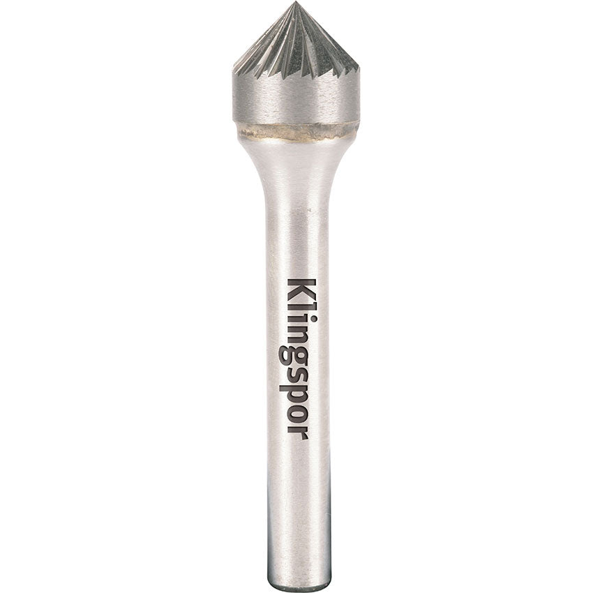 HF 100 K carbide burrs, 12,7 x 6,3 x 6 mm double serration