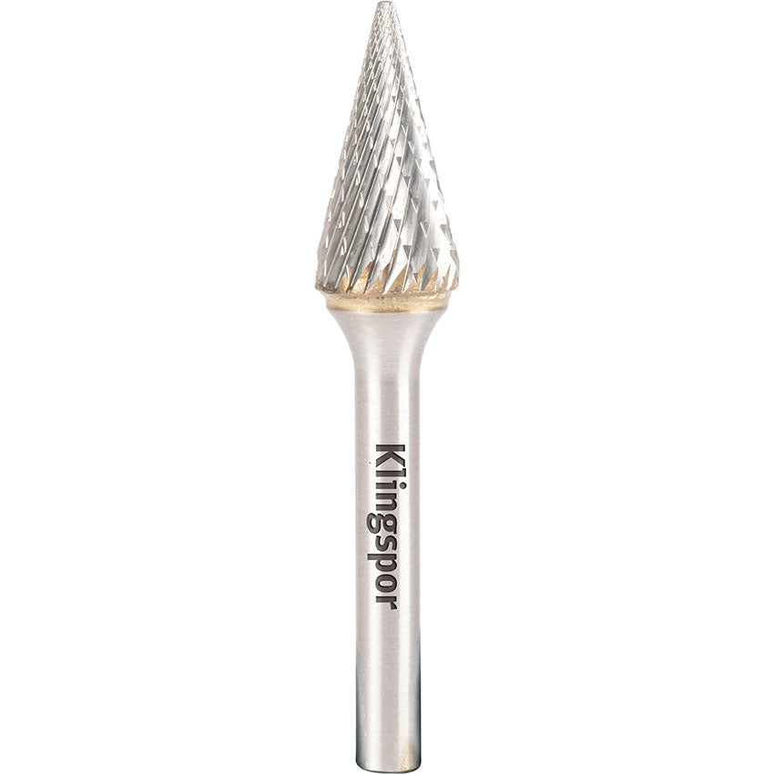 HF 100 M carbide burrs, 3 x 11 x 3 mm single serration