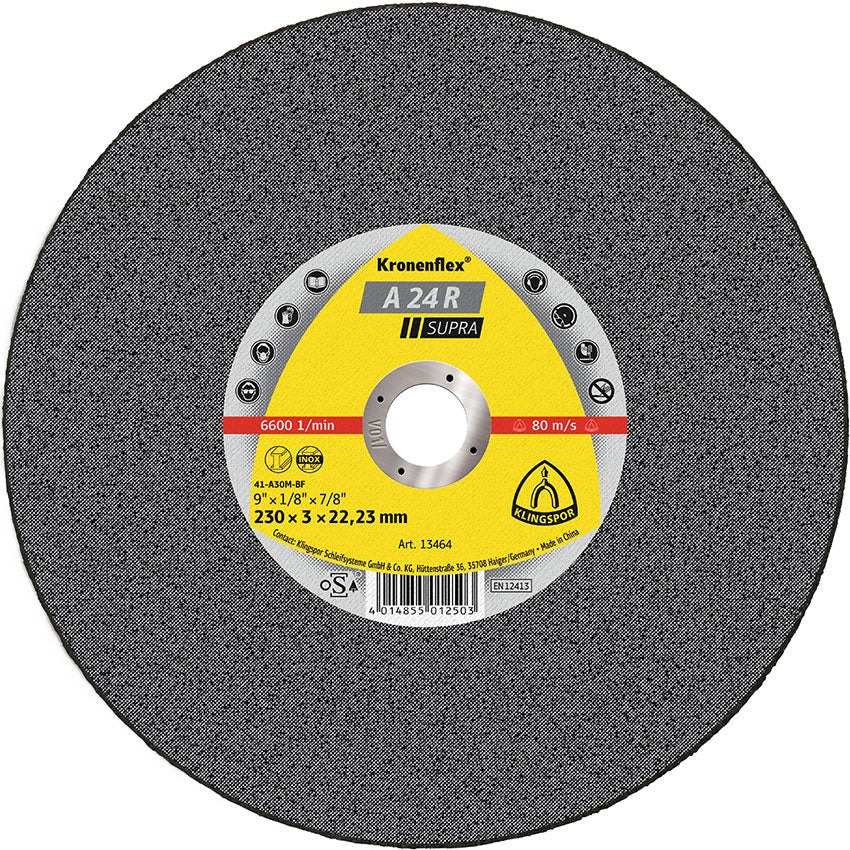 A 24 R cutting-off wheels, 150 x 2,5 x 22,23 mm flat