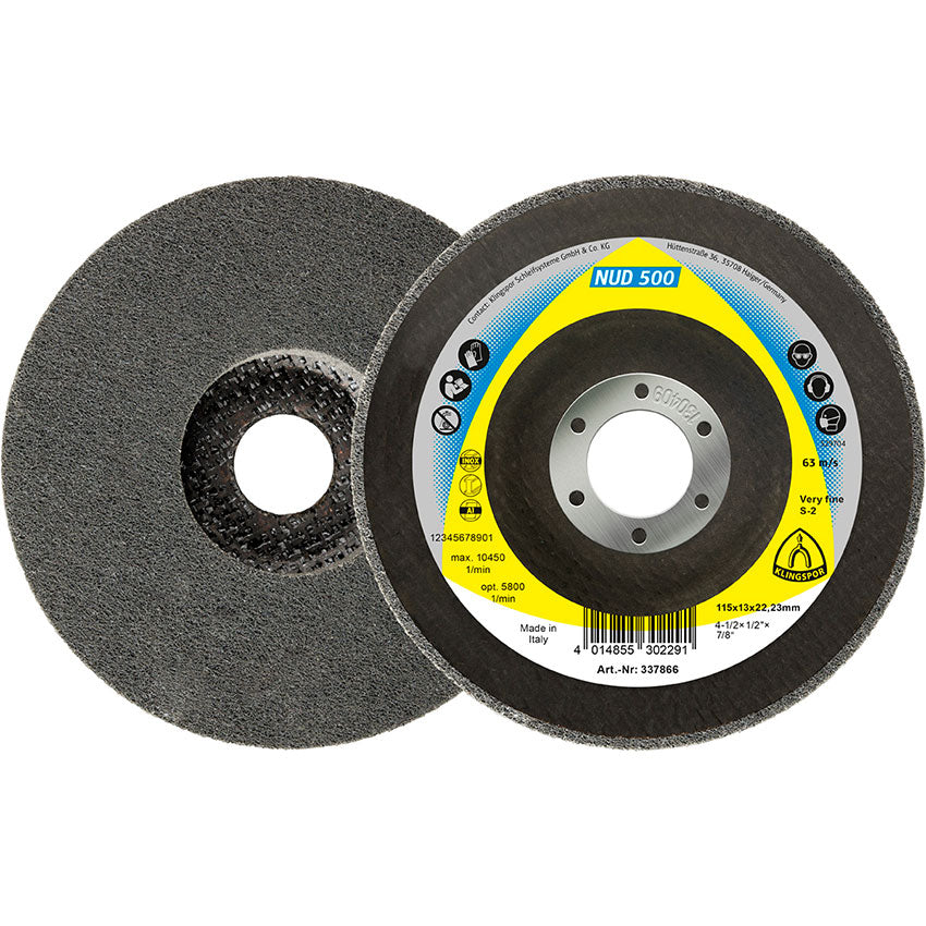 NUD 500 compact discs, 115 x 13 x 22,23 mm very fine silicon carbide